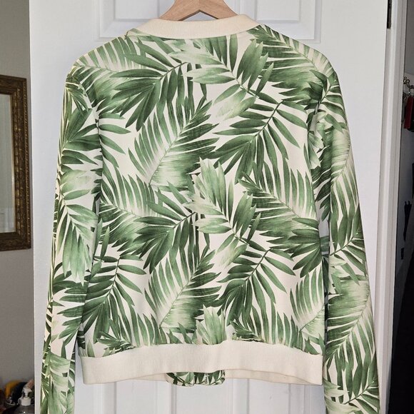 FOREVER 21+ PALM BOMBER JACKET - SIZE 0X - Picture 3 of 4